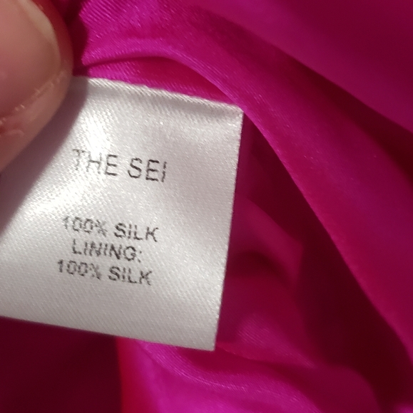 The Sei Ruched Silk Asymmetric Mini - Picture 13 of 13